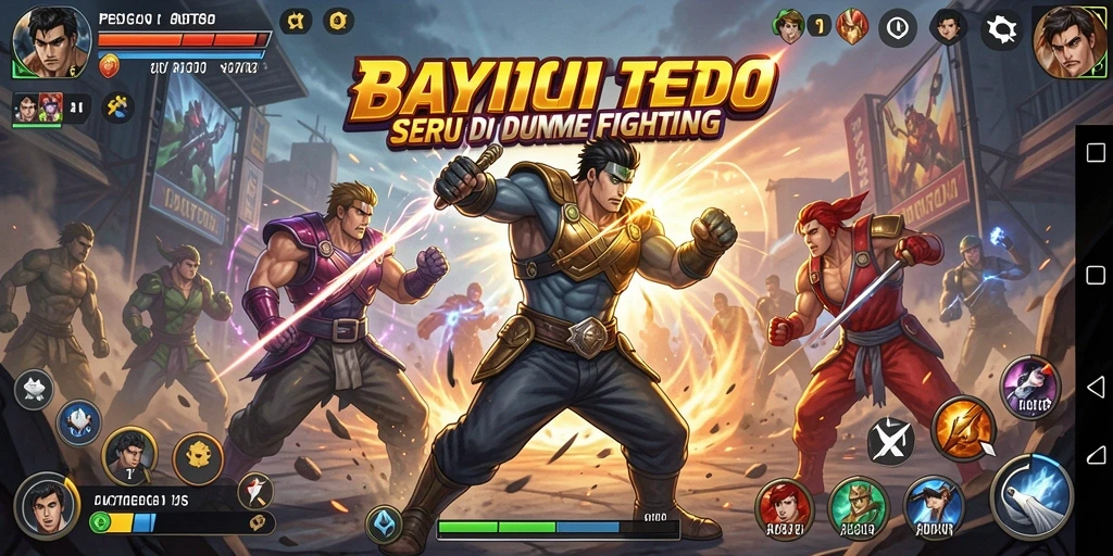 Screenshot gameplay <strong>BAYITOTO</strong> menampilkan aksi pertarungan yang mendebarkan.