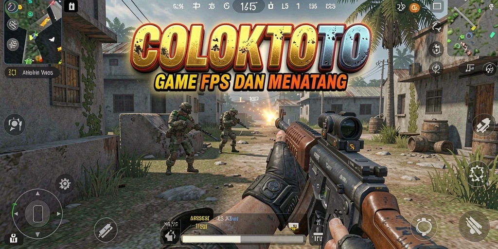Tampilan gameplay seru COLOKTOTO di medan pertempuran.