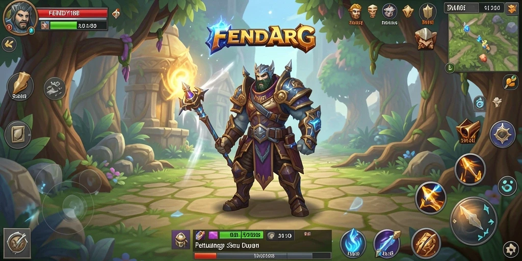 Tangkapan layar gameplay FENDY188 yang menampilkan pertarungan seru.