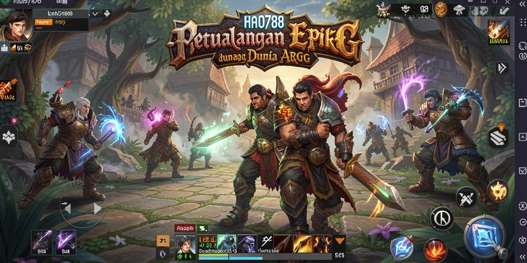 Tampilan gameplay ARPG yang mendebarkan di HAO788.