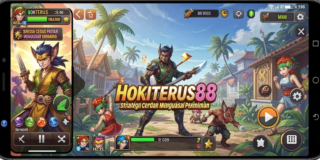 Gameplay HOKITERUS88 dengan grafik menawan dan strategi mendalam.