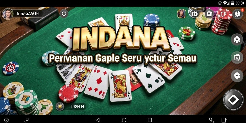 Tampilan gameplay Gaple yang menarik dan interaktif.