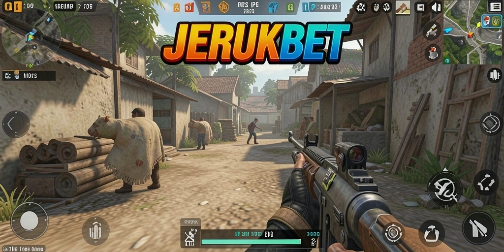 Tampilan gameplay seru dan aksi mendebarkan di JERUKBET.