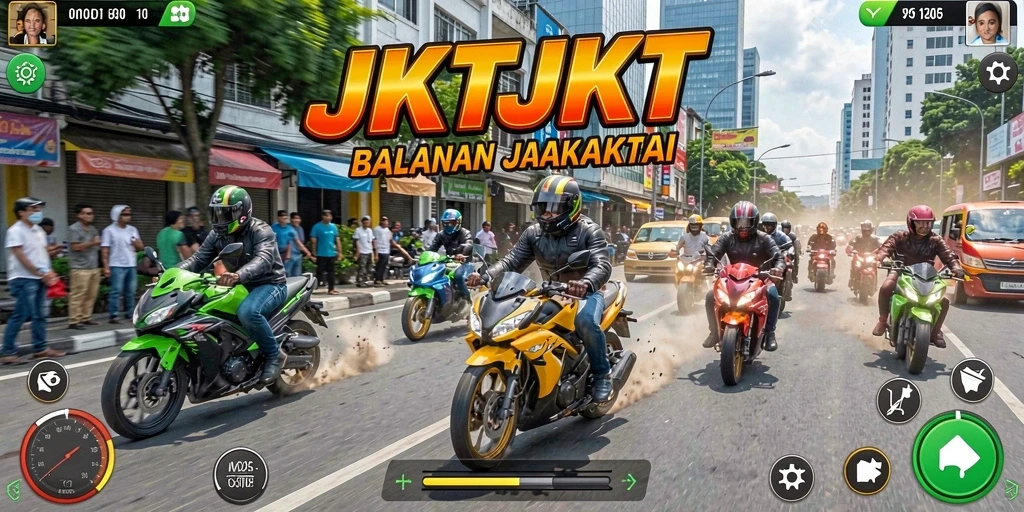 Gameplay menegangkan dengan grafis motor racing yang menawan.