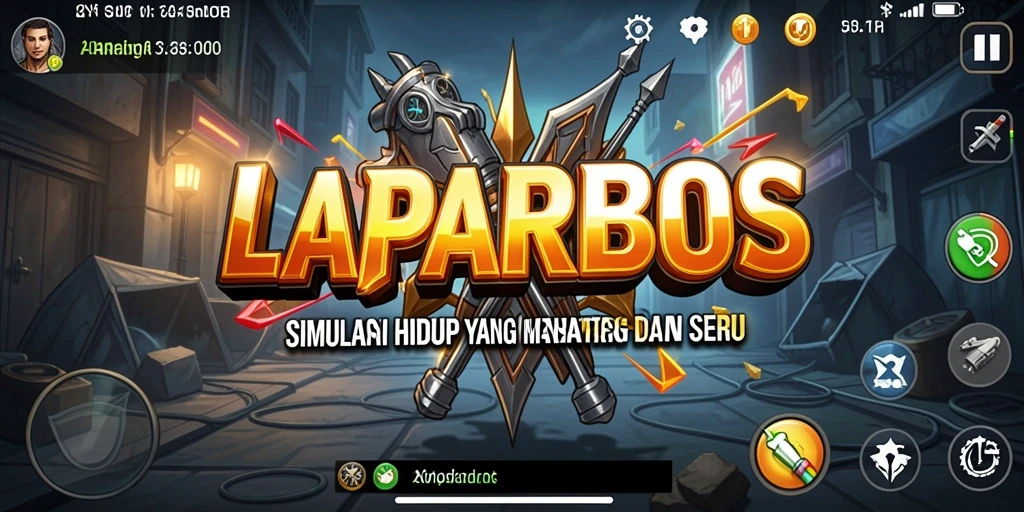 Tampilan gameplay seru dan interaksi sosial dalam LAPARBOS.