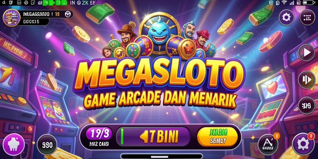 Screenshot gameplay MEGASLOTO yang seru dan penuh aksi.