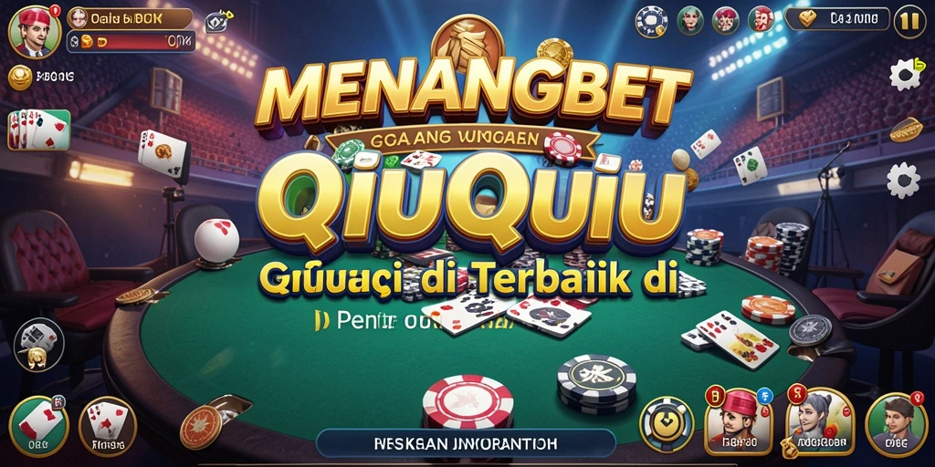 Screenshot MENANGBET menampilkan gameplay QiuQiu yang seru.