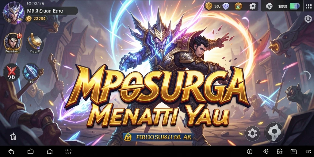 Tampilan aksi seru dalam gameplay MPOSURGA yang mendebarkan.