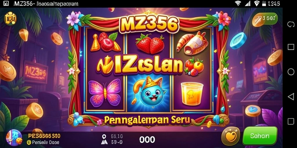 Tampilan gameplay MZ356 yang menarik dan penuh warna.