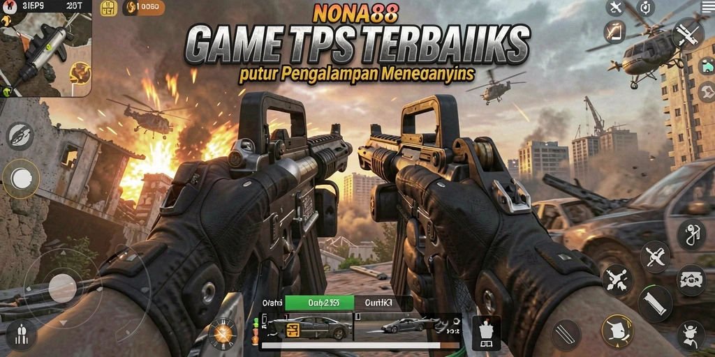 Tangkapan layar NONA88 menampilkan pertempuran TPS yang seru dan intens.