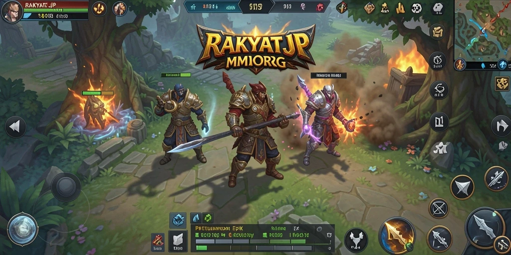 Tampilan gameplay seru dan mendebarkan dalam RAKYATJP.