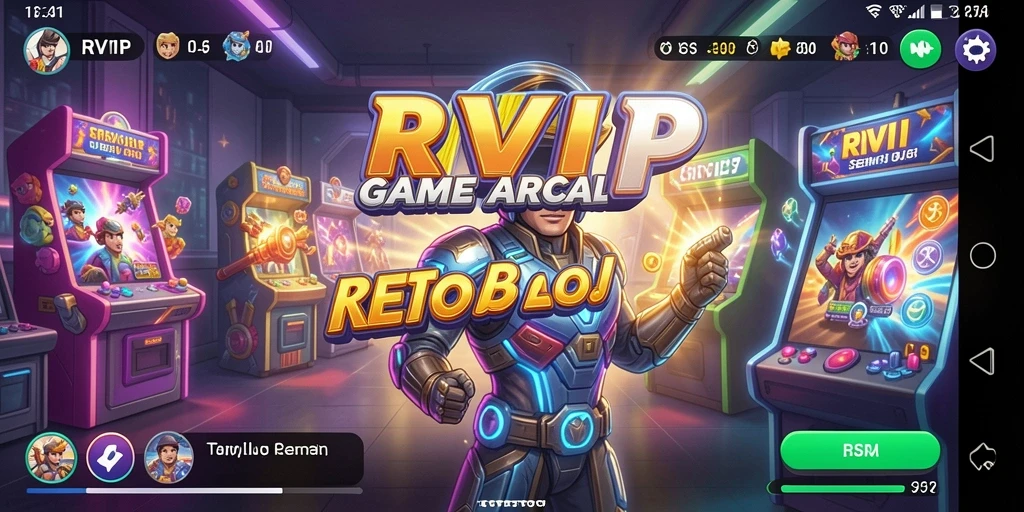 Tampilan gameplay RVIP yang menegangkan dan penuh warna.
