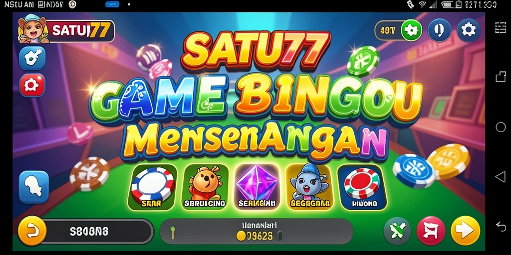 Tampilan gameplay seru di SATU77 dengan Bingo yang menegangkan.