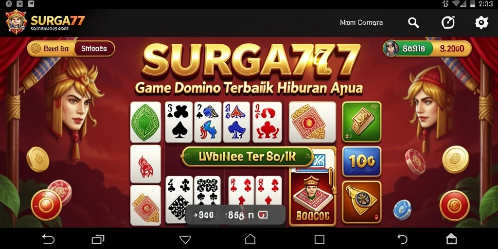 Tampilan gameplay menarik dari SURGA77 yang menyajikan Domino dengan grafis berkualitas.