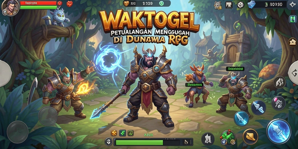 Tampilan gameplay WAKTOGEL dengan aksi pertempuran yang seru.