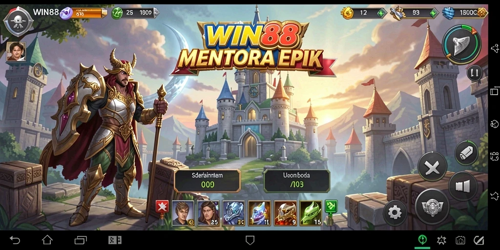 Gameplay WIN88 yang menegangkan dalam Tower Defense.