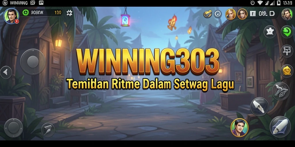 Tampilan gameplay WINNING303 dengan berbagai lagu dan grafik menarik.